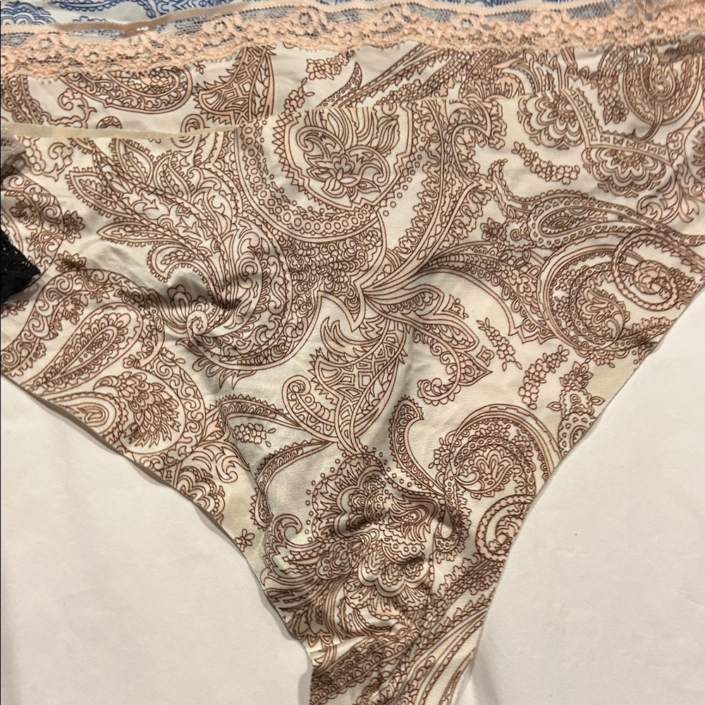 9 pair of Victoria’s Secret thong panties. Size large - Picture 4 of 8